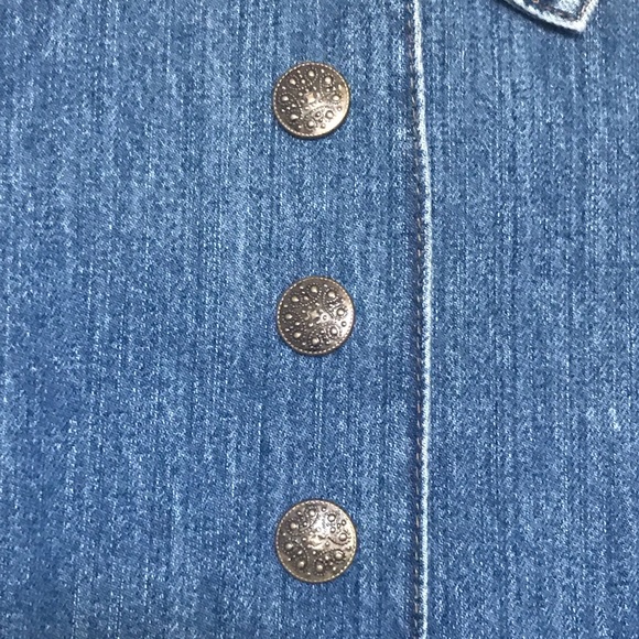 MONTANACO Embellished 100% Cotton Denim Jacket - Picture 6 of 10